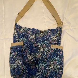 Blue Floral Mossimo tote bag